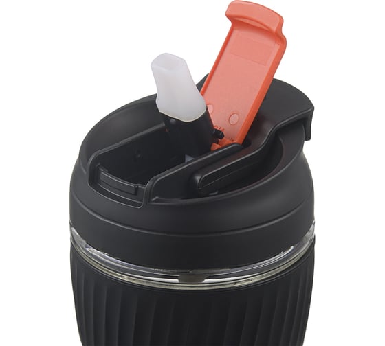 Кружка Smart Solutions Sup Cup 360 мл, черная SH-SC-CP-BGLS-BLK-360