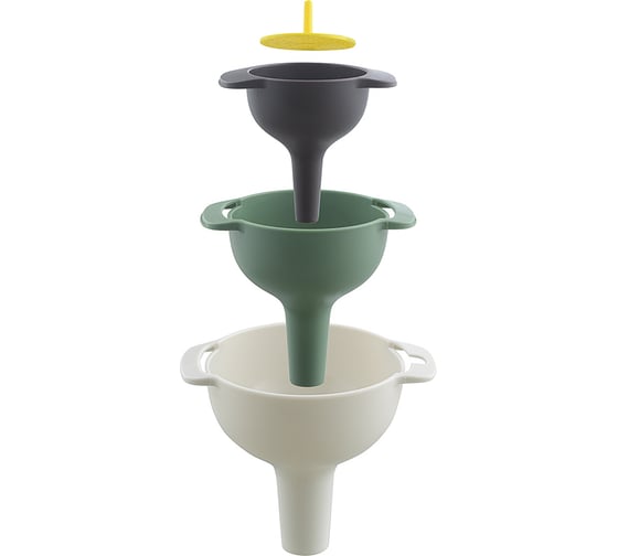 Набор Smart Solutions Bakke из 3-х воронок и фильтра SS-FN-PP-set4