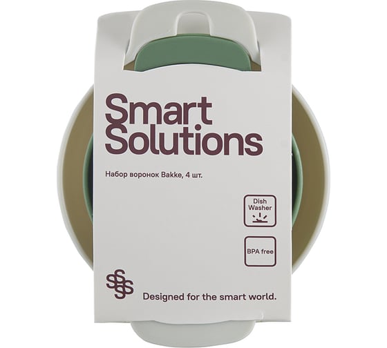 Набор Smart Solutions Bakke из 3-х воронок и фильтра SS-FN-PP-set4