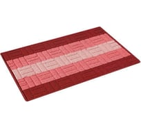 Коврик VORTEX Milan 40x60 см, бордовый, на латексной основе 24098