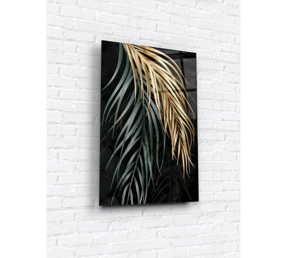 Картина на стекле ARTABOSKO Пальмовые веточки 2 40x60 WBR-01-1314-04 1