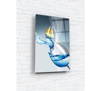 Картина на стекле ARTABOSKO Море в бокале 6 40x60 WBR-01-1303-04