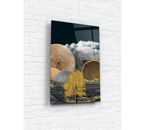Картина на стекле ARTABOSKO Ночь в горах 2 40x60 WBR-11-1297-04 1