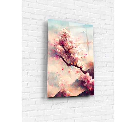 Картина на стекле ARTABOSKO Ханами 1 40x60 WBR-05-1404-04 1