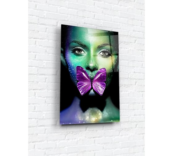 Картина на стекле ARTABOSKO Сияющая девушка 4 40x60 WBR-01-1525-04 1