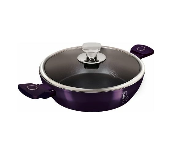 Сотейник BerlingerHaus Purple Eclips с крышкой 24 см, 2.3 л BH-6631 6631-BH