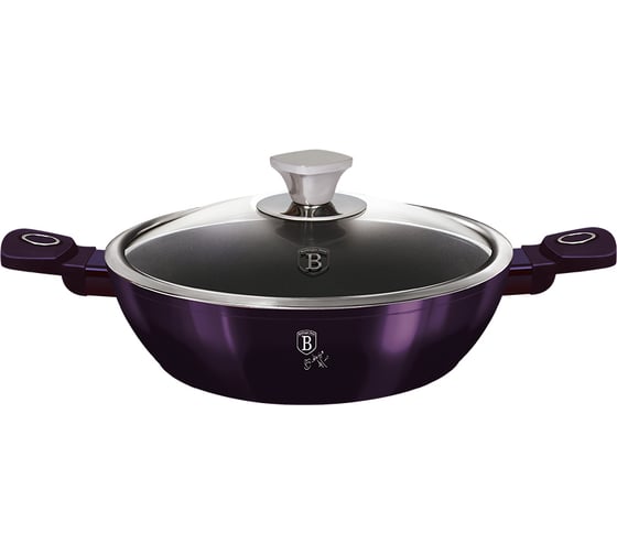 Сотейник BerlingerHaus Purple Eclips с крышкой 28 см, 3.8 л BH-6632 6632-BH