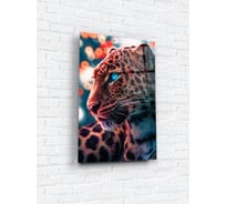 Картина на стекле ARTABOSKO 40x60, Изящный леопард WBR-10-1331-04