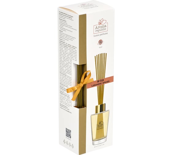 Ароматический диффузор в стеклянном флаконе Aroma republic №59 Lebanese spices, 90 мл 93837