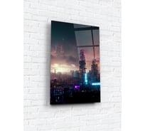 Картина на стекле ARTABOSKO 40x60, Город в закате 2 WBR-01-1362-04