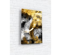 Картина на стекле ARTABOSKO 40x60, Золотой слон WBR-01-1371-04