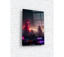 Картина на стекле ARTABOSKO 40x60, Город в закате 1 WBR-01-1361-04