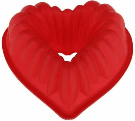 Силиконовая форма для выпечки кексов Beroma в форме сердца 07702506