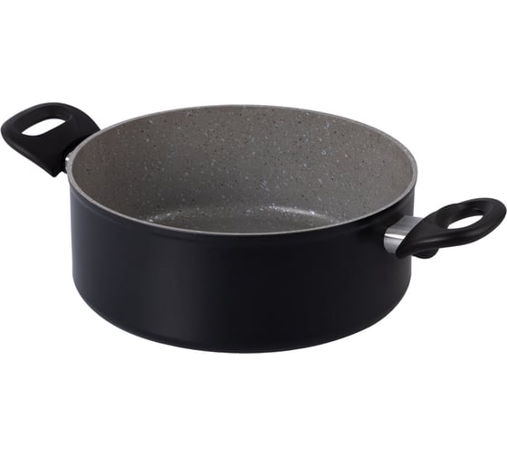Алюминиевая кастрюля с мраморным покрытием ENDEVER 4 л Stone-Grey-24C