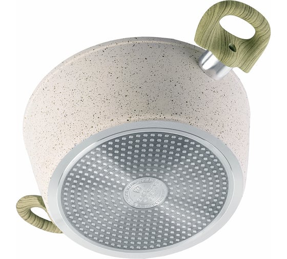 Алюминиевая кастрюля с мраморным покрытием ENDEVER 4 л Stone-Beige-24С