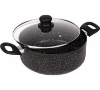 Кастрюля с крышкой ENDEVER 4 л, диаметр 24 см, высота 9,5 см Stone-Titan-24С