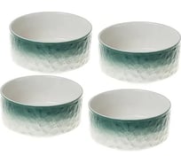 Набор пиал ZDK Homium Every Day 4 шт зеленый SETbowlED01