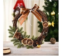 Новогодний венок на дверь ZDK Homium Happy New Year NYhappy03