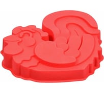 Силиконовая форма MARMITON Петушок 25х20х4 см, цвет в ассортименте 16147