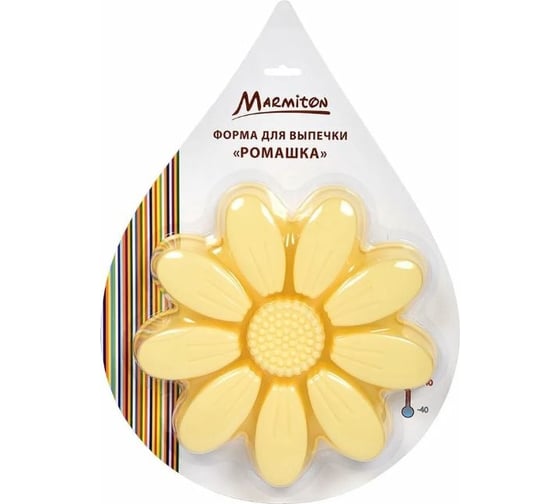 Силиконовая форма MARMITON Ромашка 26,5х4 см, цвет в ассортименте 16132 1