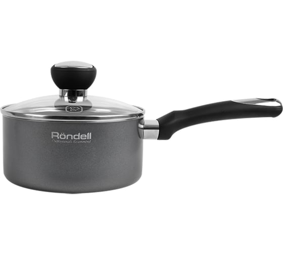 Ковш RONDELL Esthete с крышкой 16 см 1.3 л RDA-1078