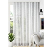 Тюль под лен на шторной ленте Altali Белая акация 200x270 см 55-102182/2