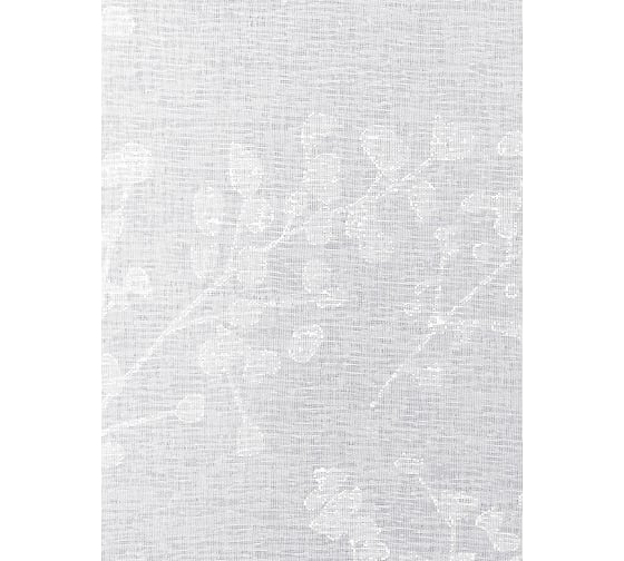 Тюль под лен на шторной ленте Altali Белая акация 200x270 см 55-102182/2