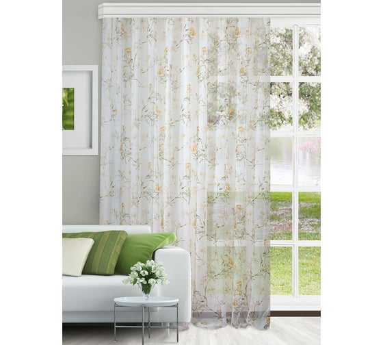 Тюль-вуаль на шторной ленте Altali Сатори джун 300x270 см 55-101889/3