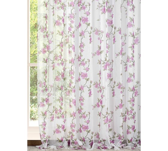 Тюль под лен на шторной ленте Altali Амина 200x270 см 55-118976/2