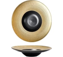 Набор тарелок ZDK Homium Bohemia 2 шт цвет золото и черный D 28 см SETBohemia02