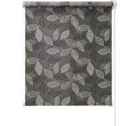 Миниролло ПраймДекор "Листья", серый, 73x170 44073147