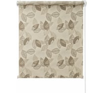 Миниролло ПраймДекор "Листья", бежевый, 37x170 44037146