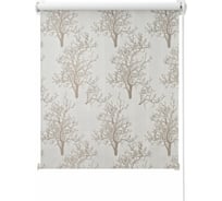 Миниролло ПраймДекор "Деревья", blackout, серебристо-бежевый, 43x170 44043148