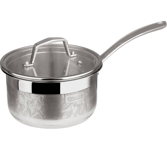 Ковш RONDELL Fancy cтеклянная крышка, 16 см, 1.3 л RDS-396 1