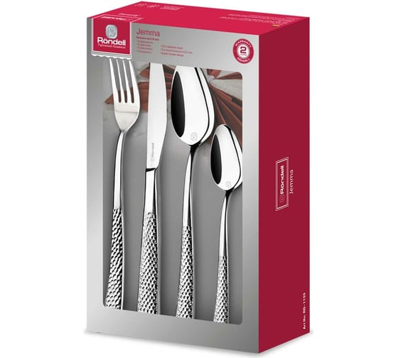 Столовые приборы RONDELL Jemma 24 предмета RD-1133