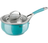 Ковш RONDELL Turquoise с крышкой 16 см 1.5 л RDS-716