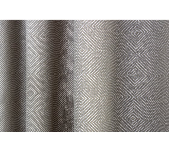 Штора на люверсах Kauffort Клер, 200x260, бежевый 211013620