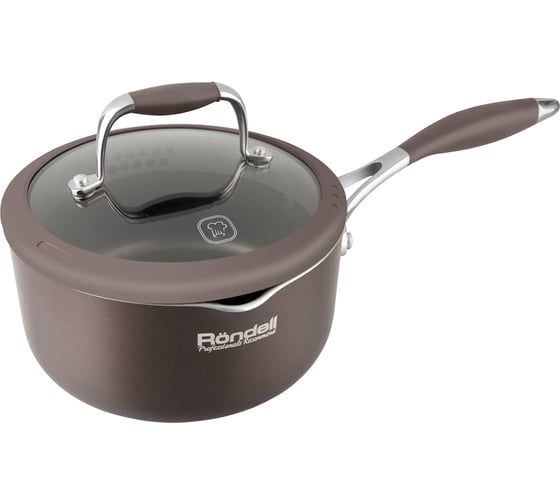 Ковш RONDELL Mocaccino с крышкой 16 см RDA-553