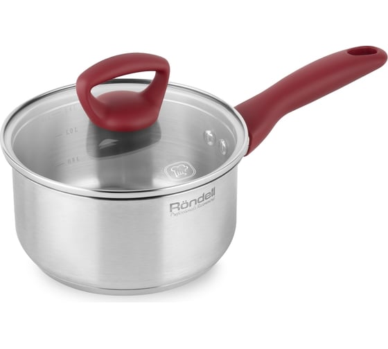 Ковш RONDELL Heidi с крышкой 16 см 1.4 л RDS-1111