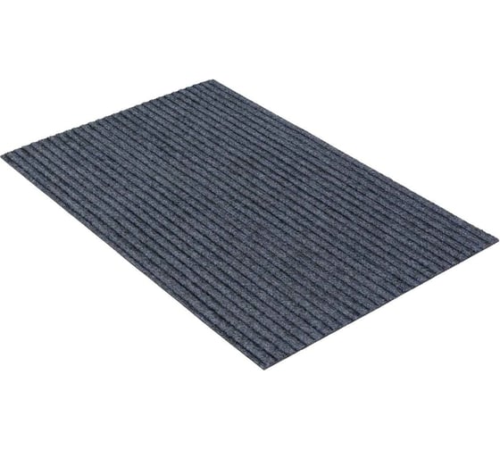 Придверный влаговпитывающий коврик Icarpet ребристый, ТПР, 40x60, графит 823499 1