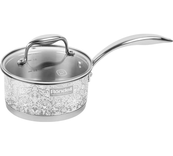Ковш RONDELL Ajour с крышкой 16 см 1.5 л RDS-1052