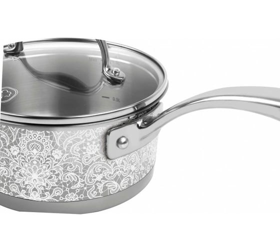 Ковш RONDELL Ajour с крышкой 16 см 1.5 л RDS-1052