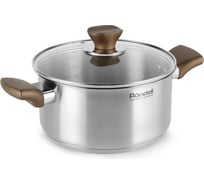 Кастрюля RONDELL Absolute с крышкой 24 см 4.8 л RDS-1167