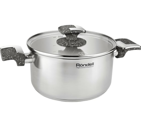 Кастрюля RONDELL Marmara с крышкой 20 см 2.9 л RDS-998