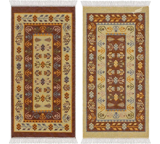 Универсальный коврик Icarpet ETNO 003 янтарь, 60x100 895127