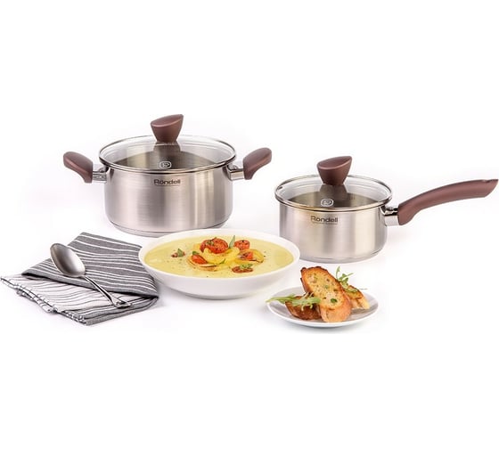 Кастрюля RONDELL Kortado с крышкой 18 см 2.0 л RDS-1108