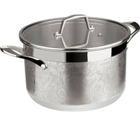 Кастрюля RONDELL Fancy с крышкой, 24 см, 5.5 л RDS-398