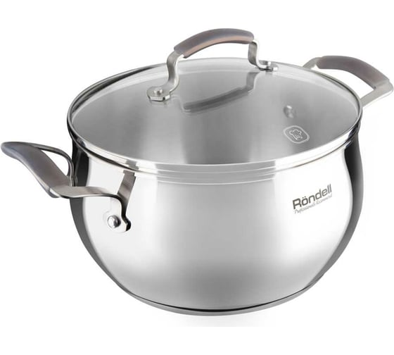 Кастрюля RONDELL Charm с крышкой 24 см 5.9 л RDS-734