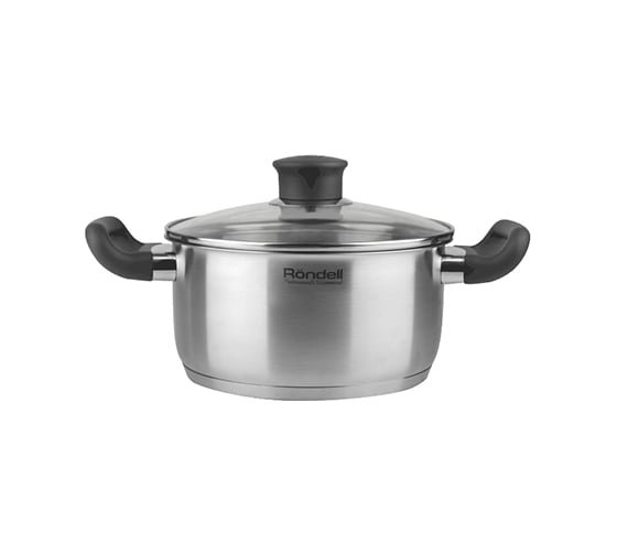 Кастрюля RONDELL Drive с крышкой 20 см 2.8 л RDS-809