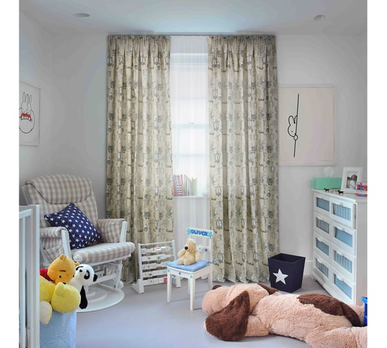 Комплект штор на тесьме Kauffort Бриз, 2 шторы 160x270 см, тюль 300x270 см 123002620